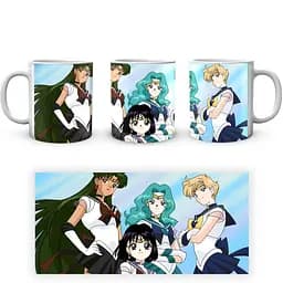 Кухоль GeekLand Sailor Moon Сейлор Мун Хотару Мічіру Сецуна SM 02.33 330 мл білий - мініатюра 4