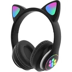 Бездротові навушники Cat ear VZV-23M/7805 Bluetooth з LED підсвічуванням з вушками