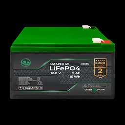 Акумулятор GV LiFePO4 12 V (12,8 V) - 9 Ah (115 Wh)