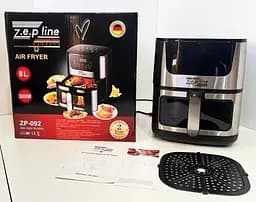 Аерофритюрниця безмасляна Zepline ZP-092 8л 3000 Вт Чорна - мініатюра 7