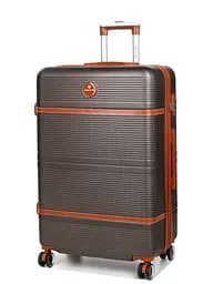 Валіза велика L ABS-пластик Worldline Airtex 629 76×52×30см 110л Коричнева
