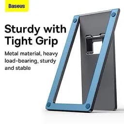 Підставка для телефону Baseus Foldable Metal gray - мініатюра 7
