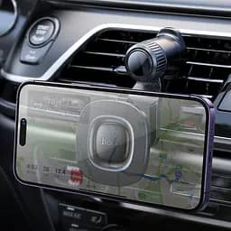 Автотримач Hoco H74 Crown Magnetic Black (646895) [151309] - мініатюра 9