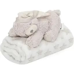 Плед Interbaby Flecce Plush Toy Bear Sleep Веige 110х80 см бежевий (8100266)