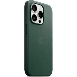 Чохол Apple FineWoven Case with MagSafe для iPhone 15 Pro Evergreen (MT4U3ZM/A) [92958] - мініатюра 2