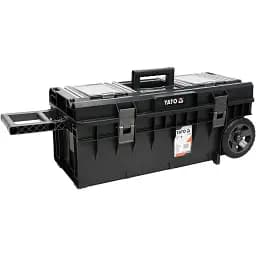 Ящик для инструмента Yato с 2 органайзерами на 2 колесах 79.3х38.5х32.2 см (YT-09185)