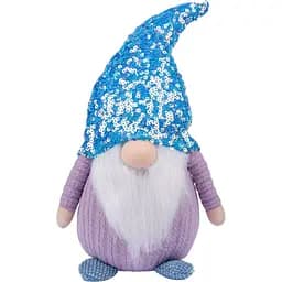 Новогодняя мягкая игрушка Novogod'ko Гном Мальчик 40 см голубая (974637)