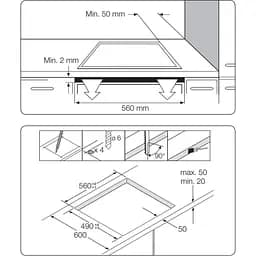 Індукційна варильна поверхня Samsung NZ64M3707AK [150304] - мініатюра 5