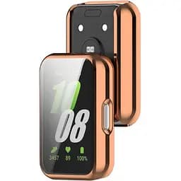 Чохол-накладка DK для Samsung Galaxy Fit3 (R390) Silicone Face Case (rose gold) - мініатюра 2