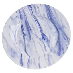 Столовий набір посуду тарілок і чашок 16 предметів на 4 персони Marble Clara порцеляновий, обідній столовий сервіз тарілок Синій Yiwu MD-16-3B - мініатюра 7