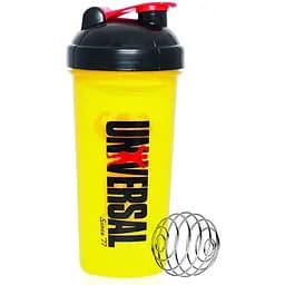 Шейкер Universal Nutrition Yellow Black із пружинкою 700 мл