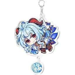 Акриловий брелок Геншин Гань Юй Genshin Impact Ganyu 5 см