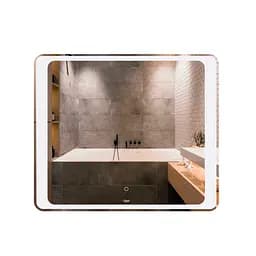 Зеркало Qtap Leo 800x700 с LED-подсветкой QT117814187080W, Белый