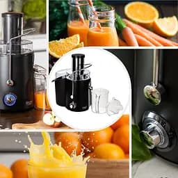 Соковижималка Adler AD 4127 black 1000Вт/контейнер для соку-1л/контейнер для м'якот-2л/і чорний (AD4127) - мініатюра 5