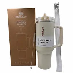 Термокухоль Stanley Quencher ProTour Flip Straw Tumbler з неіржавкої сталі 1,18 л Creamy Beige KT7001948