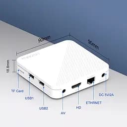 Смарт ТВ приставка H96 Max H313 2/16 Гб Android TV 14 Smart Box - мініатюра 5