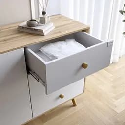 Комод Lion Хьюге-5 Дуб Артизан/Німфея альба (Lion-041010) - мініатюра 4