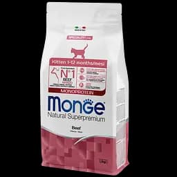 Сухий корм Monge Cаt Kitte з яловичиною, 1,5 кг (70011976)