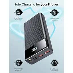 Портативний зарядний пристрій швидка зарядка 46800mAh PD22.5W QC 3.0 - мініатюра 7