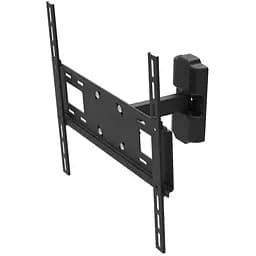 Настенный крепеж LCD/Plasma TV 43-65" Квадо К-256 цвет черный, до 25 кг, VESA: 400x400 мм, наклон: -12º ~ +12º, поворот: до 180