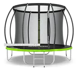Батут із внутрішньою сіткою Zipro Jump Pro Premium 8 футів 252 см чорно-зелений (5902659843180)
