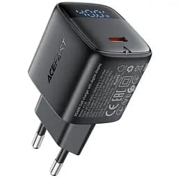 Мережевний зарядний пристрій Acefast A135 PD40W GaN 1USB-C Black