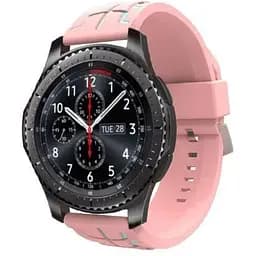 Силиконовый ремешок Primo Splint для часов Samsung Gear S3 Classic SM-R770/Frontier RM-760 Pink Grey