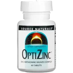 Мінерал Source Naturals OptiZinc 30 мг 60 таблеток