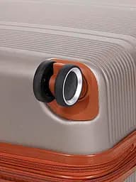 Валіза велика L ABS-пластик Worldline Airtex 629 76×52×30см 110л Шампань - мініатюра 12