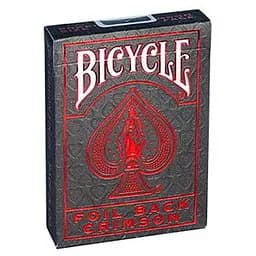 Карти гральні United States Playing Card Company Bicycle Foil Back Crimson (red) (02440)