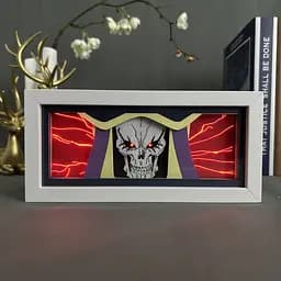 Світильник нічник 3D Оверлорд Аінз Оал Гоун Overlord Ainz Ooal Gown 20 см NL3D O AOG