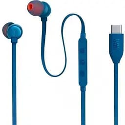 Навушники провідні JBL T310C USB-C (JBLT310CBLU) з мікрофоном сині JBLT310CBLU