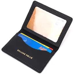 Шкіряна обкладинка для документів GRANDE PELLE 10х7х0,5 см acs0025774 - мініатюра 4