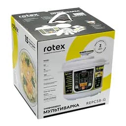 Мультиварка-скороварка Rotex REPC58-G - мініатюра 6