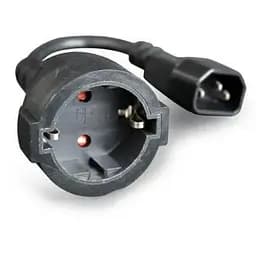 Кабель питания от сети, черный, 15 см, Cablexpert, IEC C14 - CEE 7/4, 3x0.75 мм² (PC-SFC14M-01)