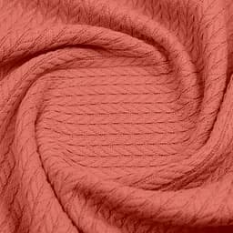 Плед-покривало Cosas Knitted Braid Cinnamon косичка 75х95 см (Blanket_29Сinnamon_KnittedBraid_75x95) - мініатюра 3
