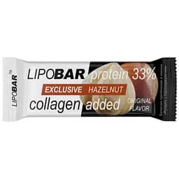 Протеїновий батончик Lipobar Exclusive Hazelnut 50 г