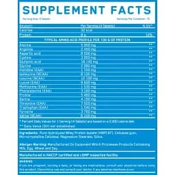 Амінокислотний комплекс Everbuild Nutrition Amino Whey Hydro 300 таблеток - мініатюра 2