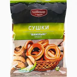 Сушки Хлібодар Ванильные простые, 300 г (922584)