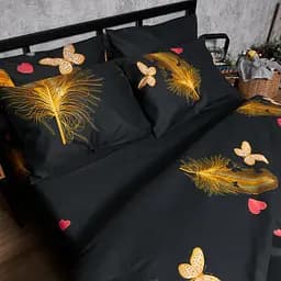 Набір наволочок Moon&Star Мікросатин Premium Golden Flutter 40х60 см 2 шт - мініатюра 2