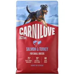 Сухий корм для собак малих порід Carnilove Active Salmon & Turkey Small Breed лосось та індичка 4 кг