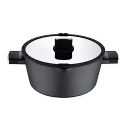 Кастрюля с крышкой Bergner Ion 6 л (BG-35802-BK)