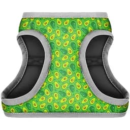 Шлея для собак м'яка Waudog Clothes з QR паспортом Авокадо, XS1, 24-27х18-20 см - мініатюра 2