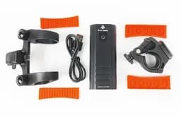 Велосипедна фара передня West Biking 3хT6 Led 1200 Lm USB 5200 mAh 10.2х4.3х2.4 см (G0000922) - мініатюра 3