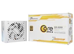 Блок питания ATX 650W WHITE CORE GX-650-ATX31-WHT SEASONIC