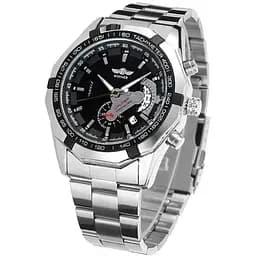 Наручний годинник чоловічий Winner Titanium Сріблястий (130)