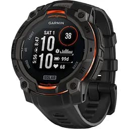Смарт-годинник Garmin Instinct 3 Solar 45 мм Black with Black Band 010-02934-00 (125559)