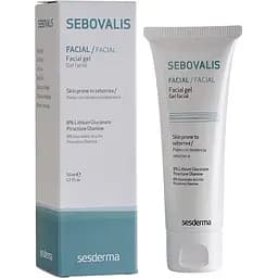 Гель для лица Sesderma Sebovalis для жирной и проблемной кожи 50 мл