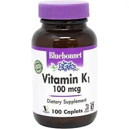 Вітаміни та мінерали Bluebonnet Nutrition Vitamin К2 100 мкг 100 капсул