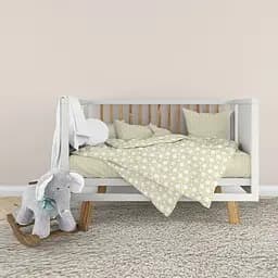 Комплект постельного белья детский Home Line Звезды бязь пудровый (183208)